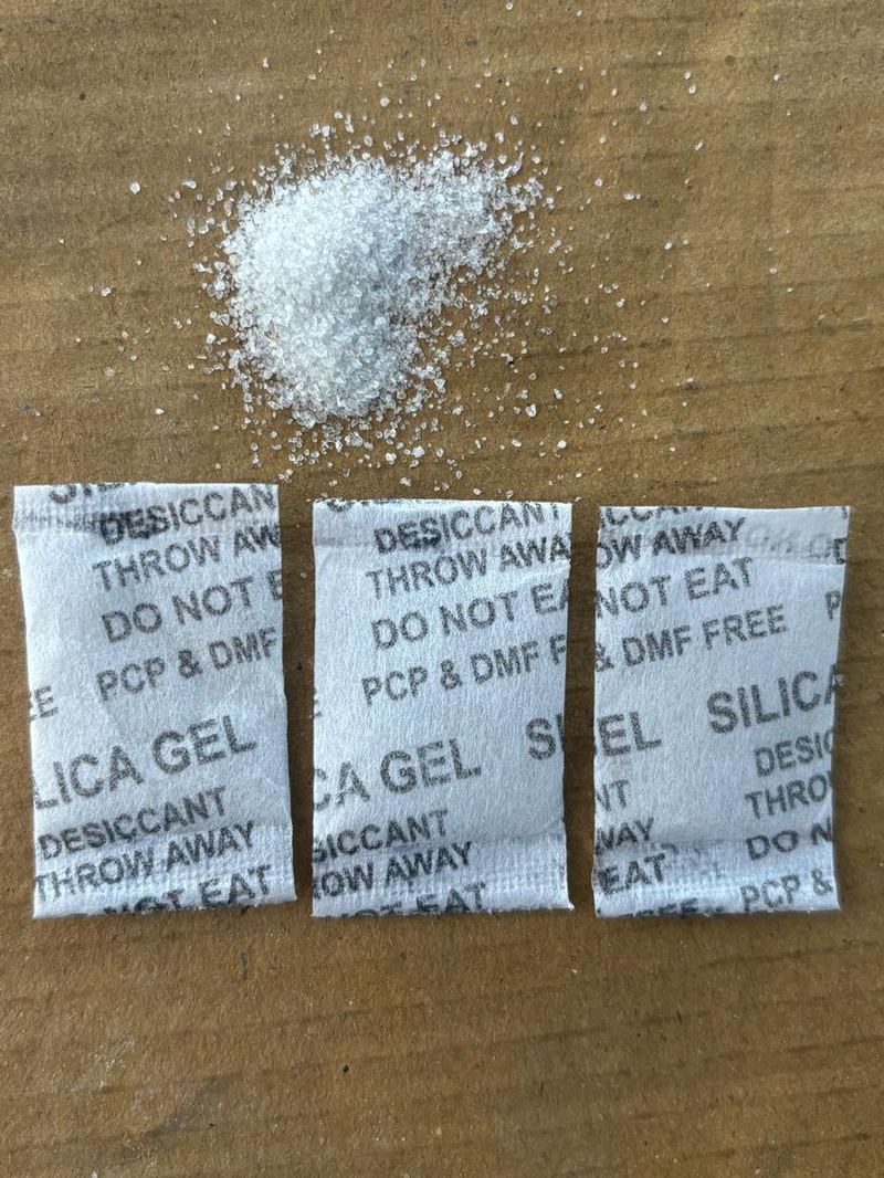 Silica Gel Supplier Karur — PCP DMF Free Silica Gel Sachets with Crystals Tamil Nadu Texac India