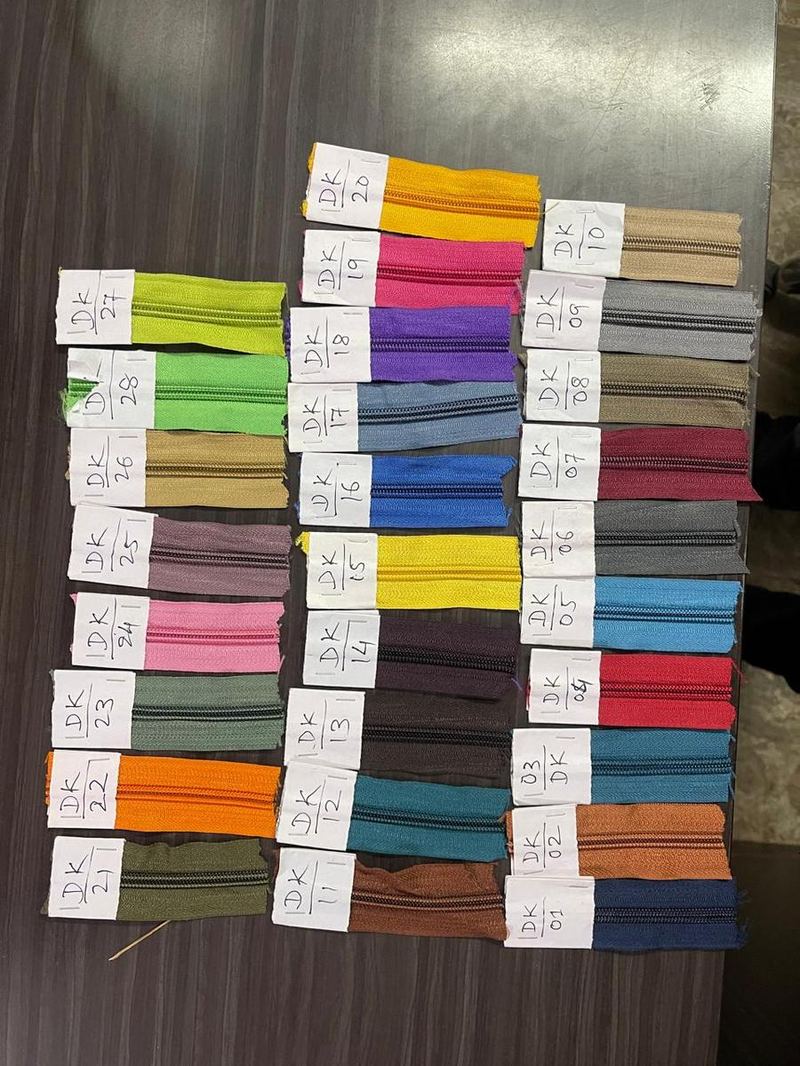 Zippers Supplier Karur — 28 Colour Options Nylon Zipper Home Furnishing Tamil Nadu Texac India